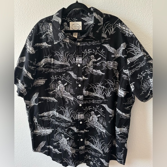 St. John's Bay Print Shirt - Picture 1 of 4